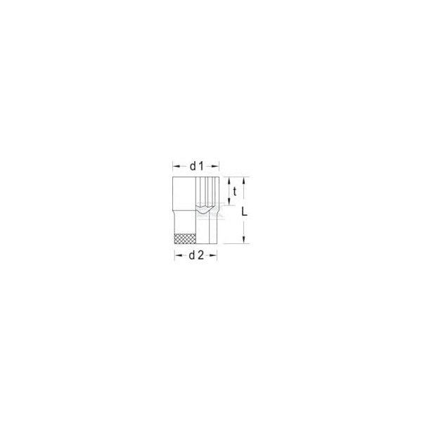 Klucz nasadowy 3/8" 12 kt. Gedore,10 mm DPD3010 | Exvi