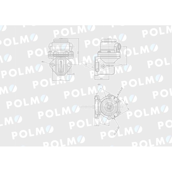 Pompa zasilająca 4667510 POLMO 4660068P | Exvi