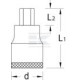 Nasadka imbus 3/4" Gedore, 19 mm DPIN3219 | Exvi