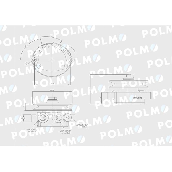 Pompa zasilająca 0011380830 POLMO 02/11-267/3 | Exvi
