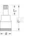Nasadka Torx 12 kt. 1/2" XZN Gedore, 6 mm DPINX196 | Exvi