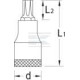 Nasadka Torx 1/2" Gedore, T60 DPITX19T60 | Exvi