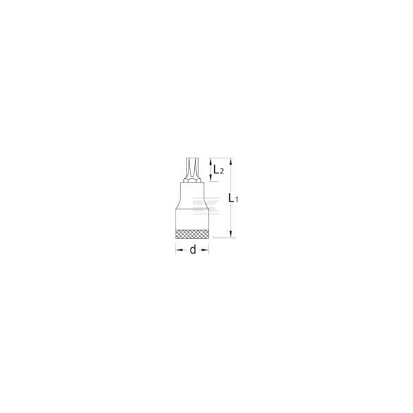 Nasadka Torx 1/2" Gedore, T60 DPITX19T60 | Exvi