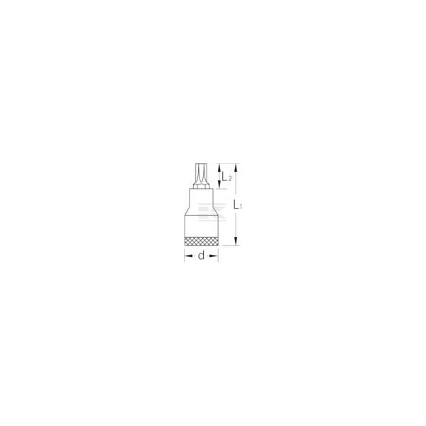 Nasadka Torx 3/8" Gedore, T45 DPITX30T45 | Exvi
