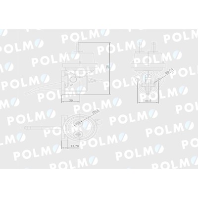 Pompa zasilająca RE61260 POLMO RE61260P | Exvi
