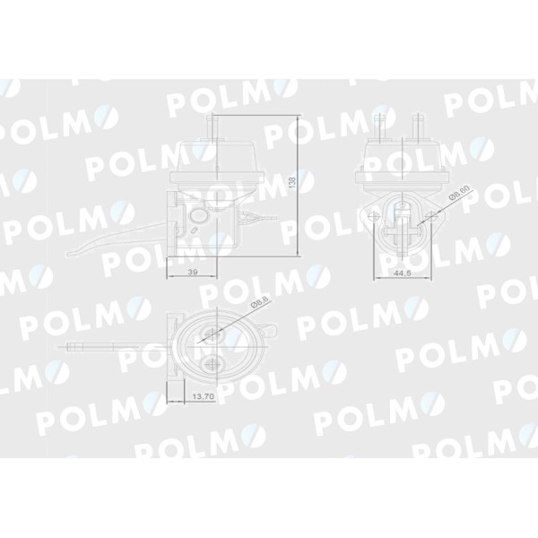 Pompa zasilająca RE61260 POLMO RE61260P | Exvi
