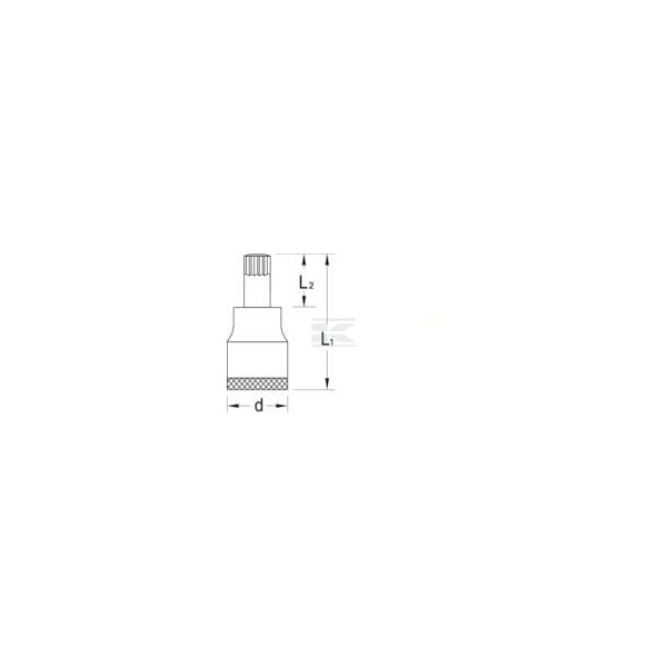 Nasadka 1/2" XZN M16 INX1916GED | Exvi