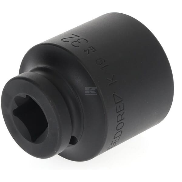 Klucz nasadowy udarowy 1/2" 6-kt. 32 mm K1932GED | Exvi