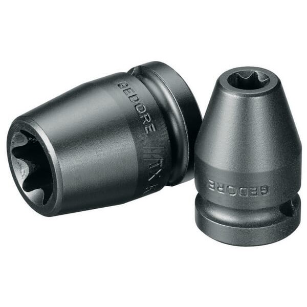 Klucz nasadowy udarowy 1/2" TORX E24 TXK19E24GED | Exvi