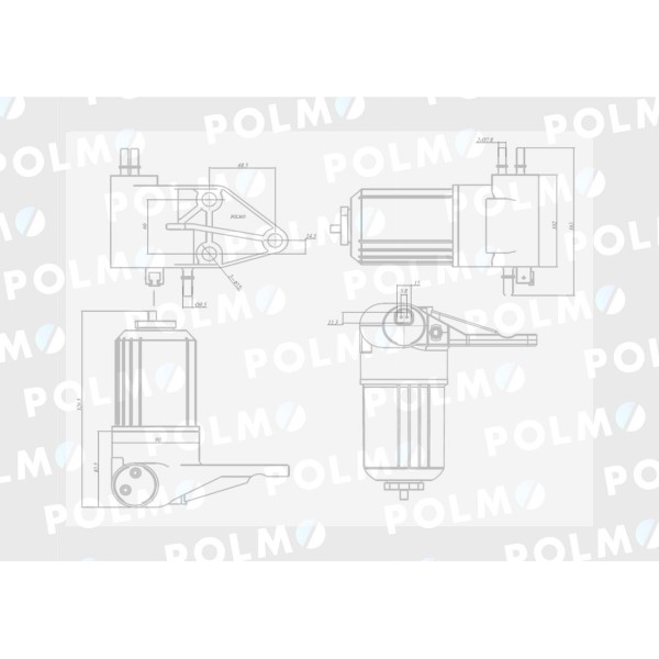 Pompa zasilająca n.typ elektryczna 4132A016P | Exvi