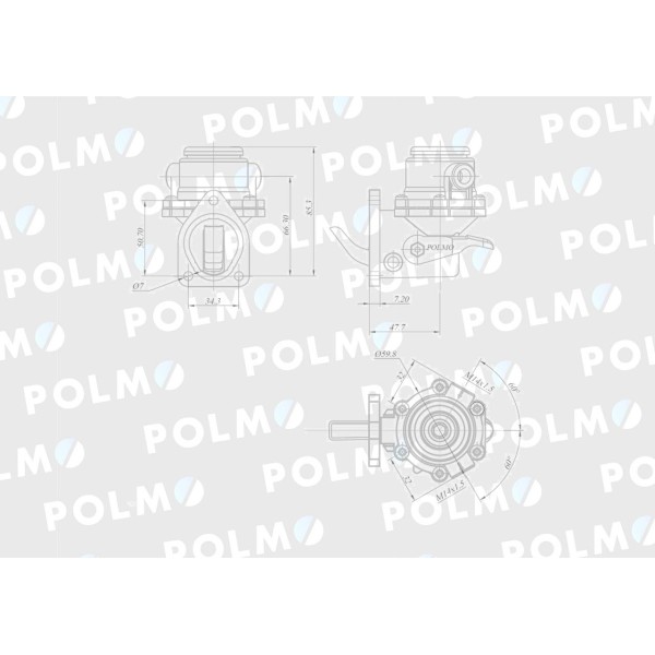 Pompa zasilająca 04231021. F150204710012 2134511P | Exvi