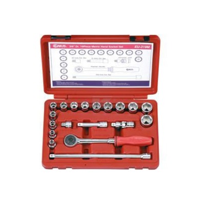 Zestaw kluczy nasadowych 3/8" 19 ele. VLA1631 | Exvi