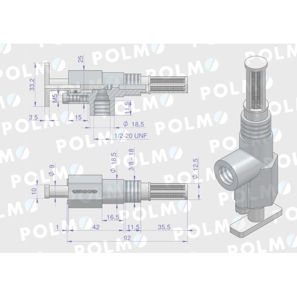 Kran paliwa z sitkiem kompletny MF3 898540M91U | Exvi