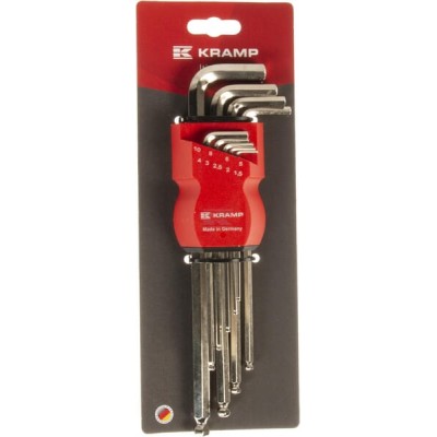 Zestaw kluczy imbusowych 1.5-10 mm 9 1809010055KR | Exvi