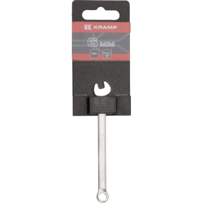 Klucz płasko-oczkowy, 6 mm, Kramp 1802025006KR | Exvi