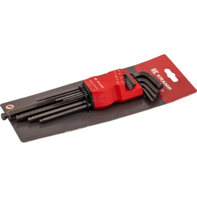 Zestaw kluczy imbusowych 1.5-10 mm 9 1809010050KR | Exvi