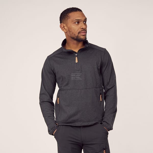 Bluza polarowa z zamkiem 1/2, męska KW5011001811044 | Exvi