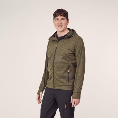 Polar z kapturem zapinany na zamek KW5011201802044 | Exvi