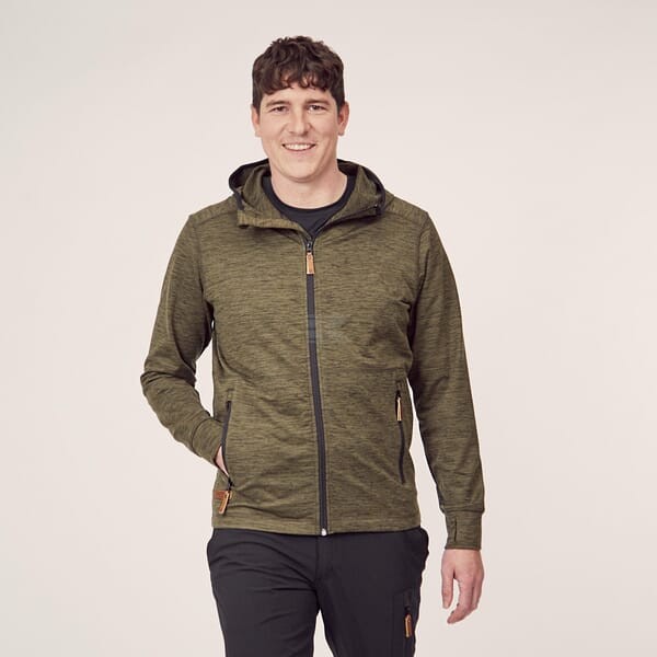 Polar z kapturem zapinany na zamek KW5011201802044 | Exvi