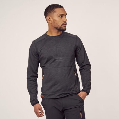 Bluza polarowa, okrągły dekolt KW506101811044 | Exvi