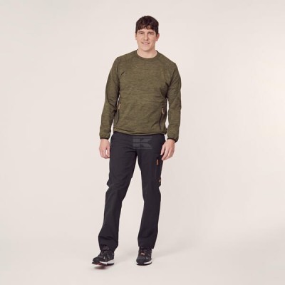 Bluza polarowa, okrągły dekolt KW506101802044 | Exvi