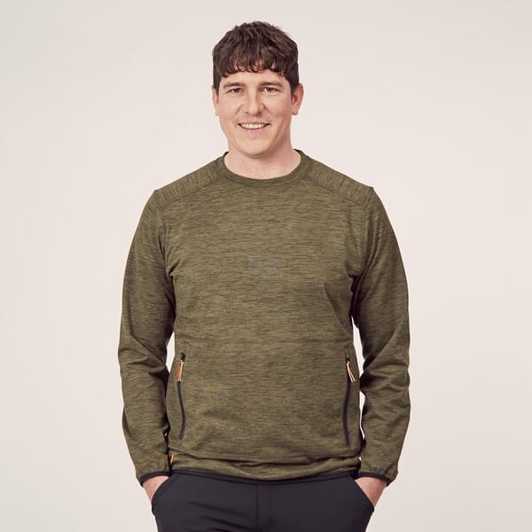 Bluza polarowa, okrągły dekolt KW506101802044 | Exvi