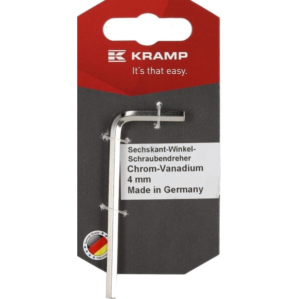 Klucz imbusowy L metryczny, 4 mm 1809020040KR | Exvi