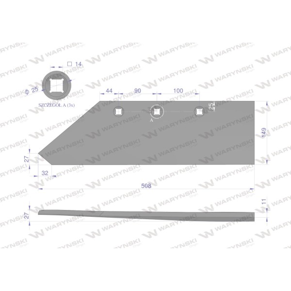 Eurolemiesz lewy 16" zastosowanie 172613 | Exvi
