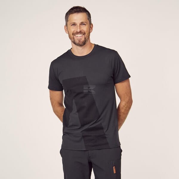 Koszulka T-shirt, męski, czarny KW506802201046 | Exvi