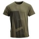 Koszulka T-shirt, męski, oliwkowy KW506802202046 | Exvi