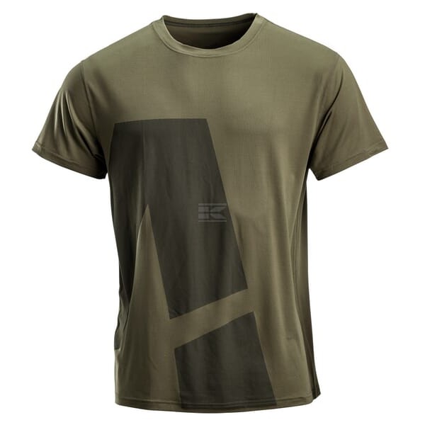 Koszulka T-shirt, męski, oliwkowy KW506802202046 | Exvi