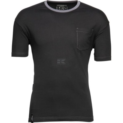 Koszulka T-shirt, czarno/szara KW106830089046 | Exvi