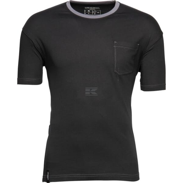 Koszulka T-shirt, czarno/szara KW106830089046 | Exvi