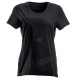 Koszulka T-shirt, damska, czarna KW507302201034 | Exvi