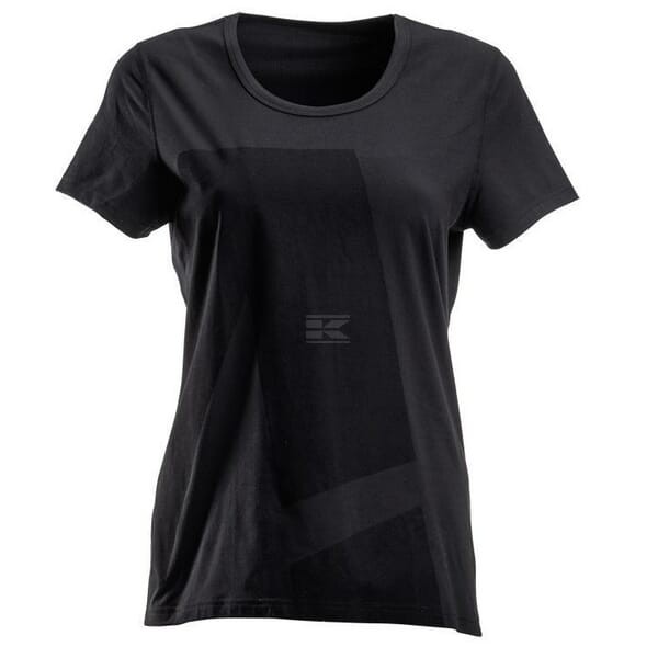 Koszulka T-shirt, damska, czarna KW507302201034 | Exvi