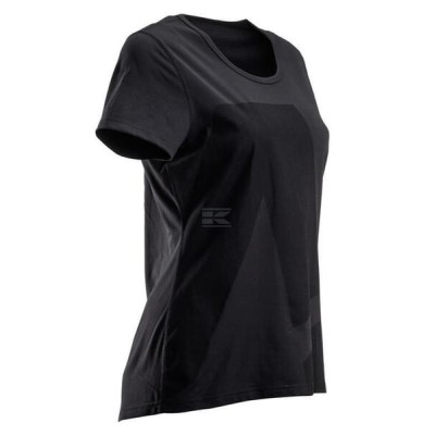 Koszulka T-shirt, damska, czarna KW507302201034 | Exvi