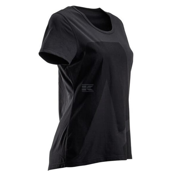 Koszulka T-shirt, damska, czarna KW507302201034 | Exvi