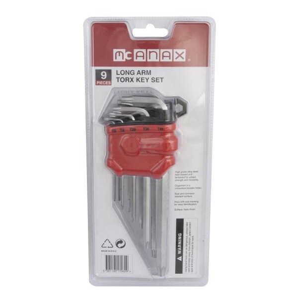 Zestaw kluczy Torx 9 szt. MX2100215 | Exvi