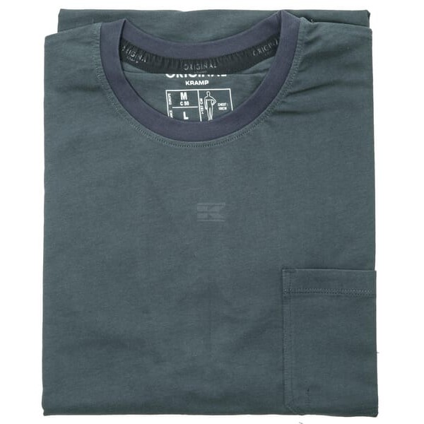 Koszulka T-shirt, zielono/granatowa KW106830082046 | Exvi