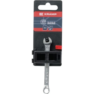 Klucz płasko-oczkowy, 6 mm, Kramp 1802020006KR | Exvi