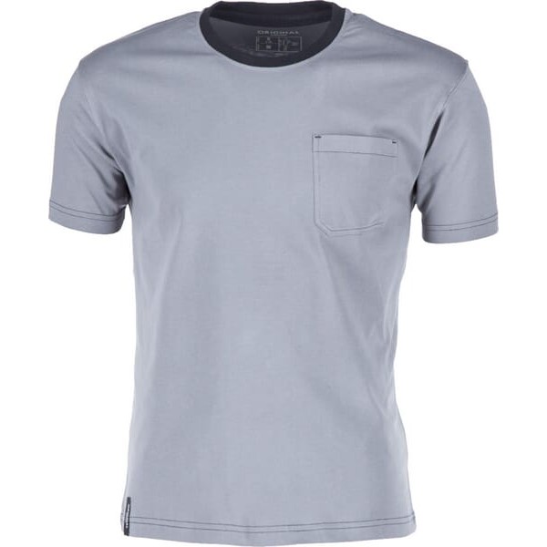 Koszulka T-shirt, szaro/czarna KW106830090048 | Exvi