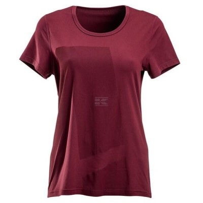 Koszulka T-shirt, damska, czerwona KW507302212036 | Exvi