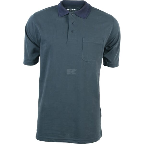 Koszulka polo, zielono/niebieska KW106730082048 | Exvi