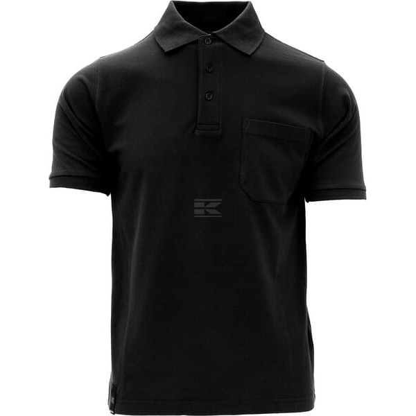 Koszulka polo czarna KW106730001044 | Exvi