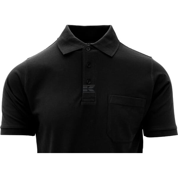 Koszulka polo czarna KW106730001044 | Exvi