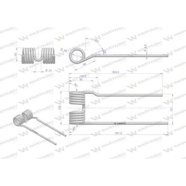 Palec przetrząsarka zastosowanie SIP 423000160 | Exvi