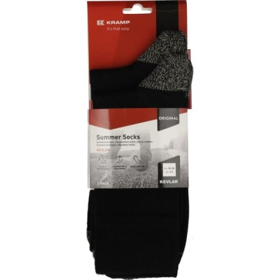 Skarpety letnie, czarne, (2 pary) KW12900060138 | Exvi