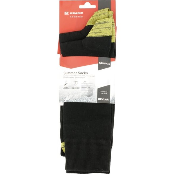 Skarpety letnie, czarne, (2 pary) KW12900060138 | Exvi
