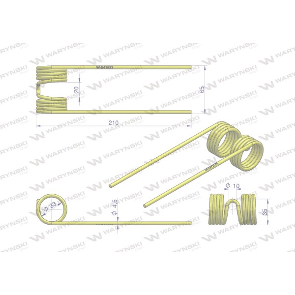 Palec podbieracza zastosowanie John Deere E41833 | Exvi