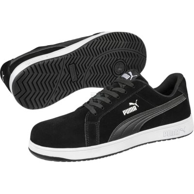 Półbuty Iconic Suede czarne 64001040 | Exvi